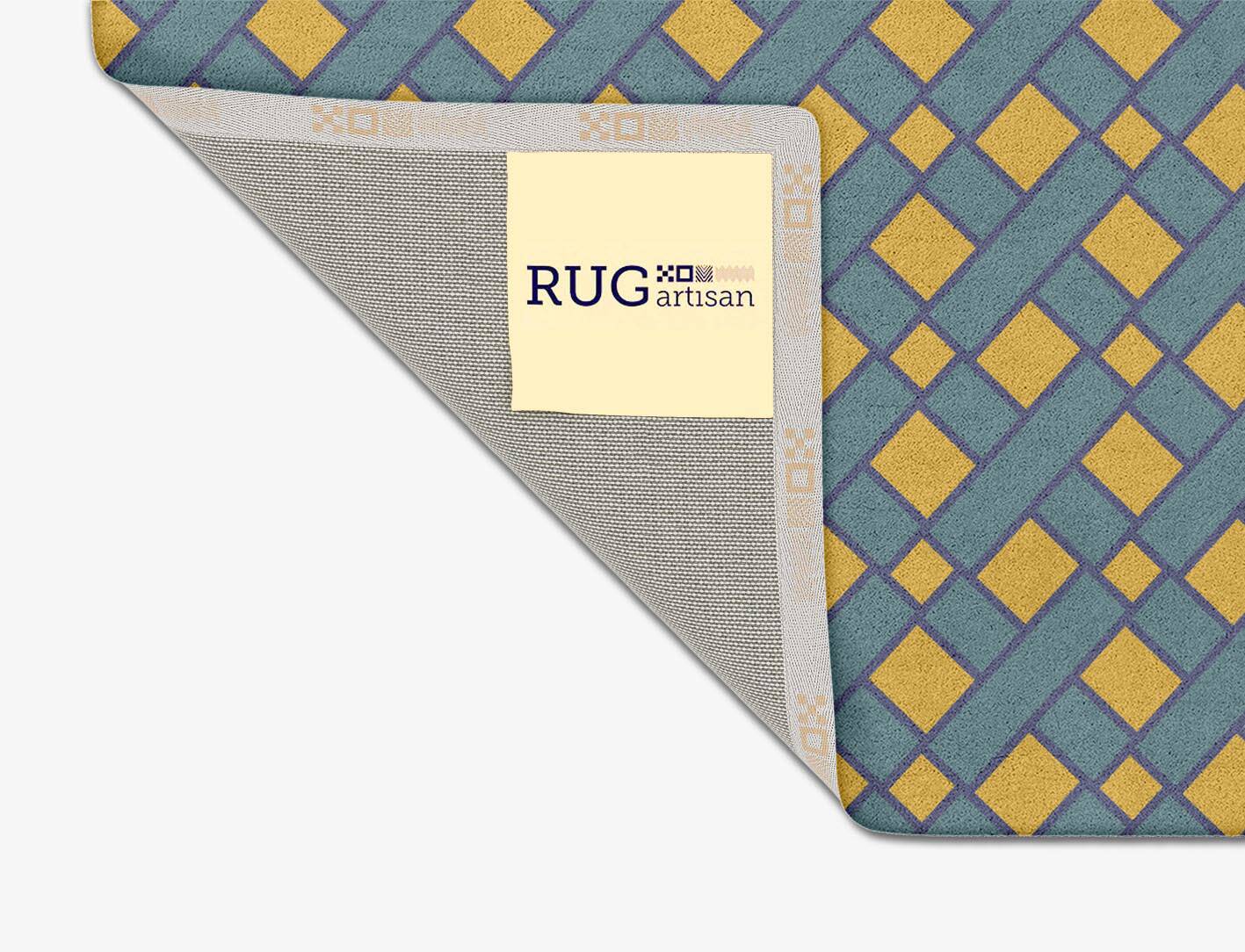 Argyle Geometric Square Hand Tufted Pure Wool Custom Rug by Rug Artisan