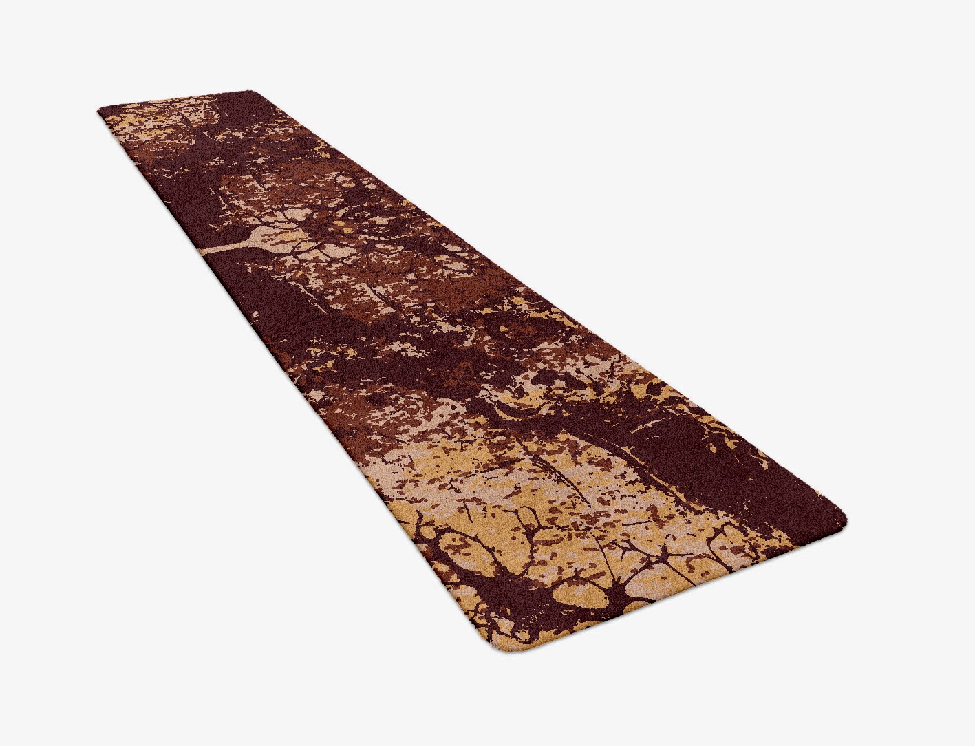 Arid Surface Art Runner Hand Tufted Pure Wool Custom Rug by Rug Artisan