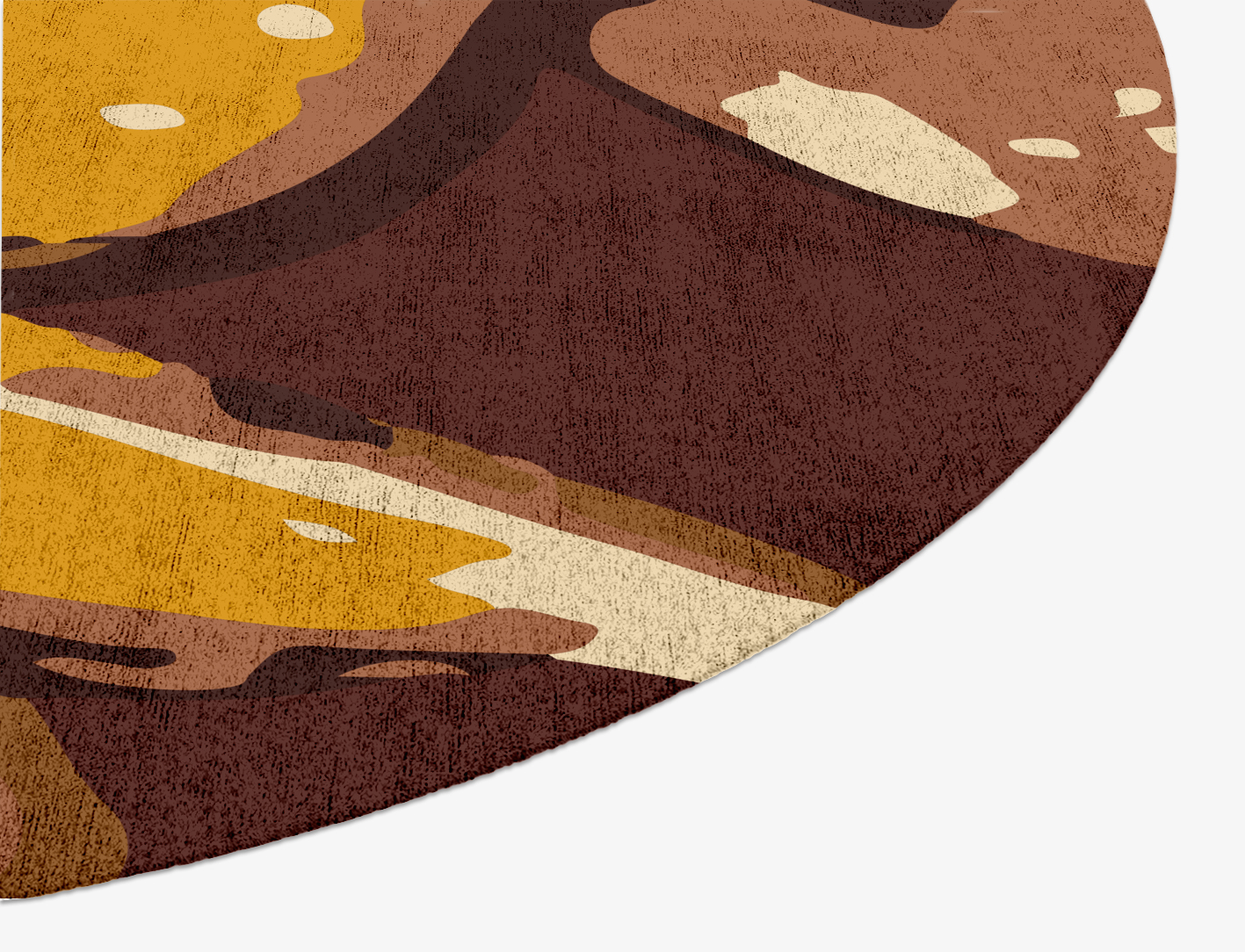 Aristate Floral Oval Hand Knotted Bamboo Silk Custom Rug by Rug Artisan