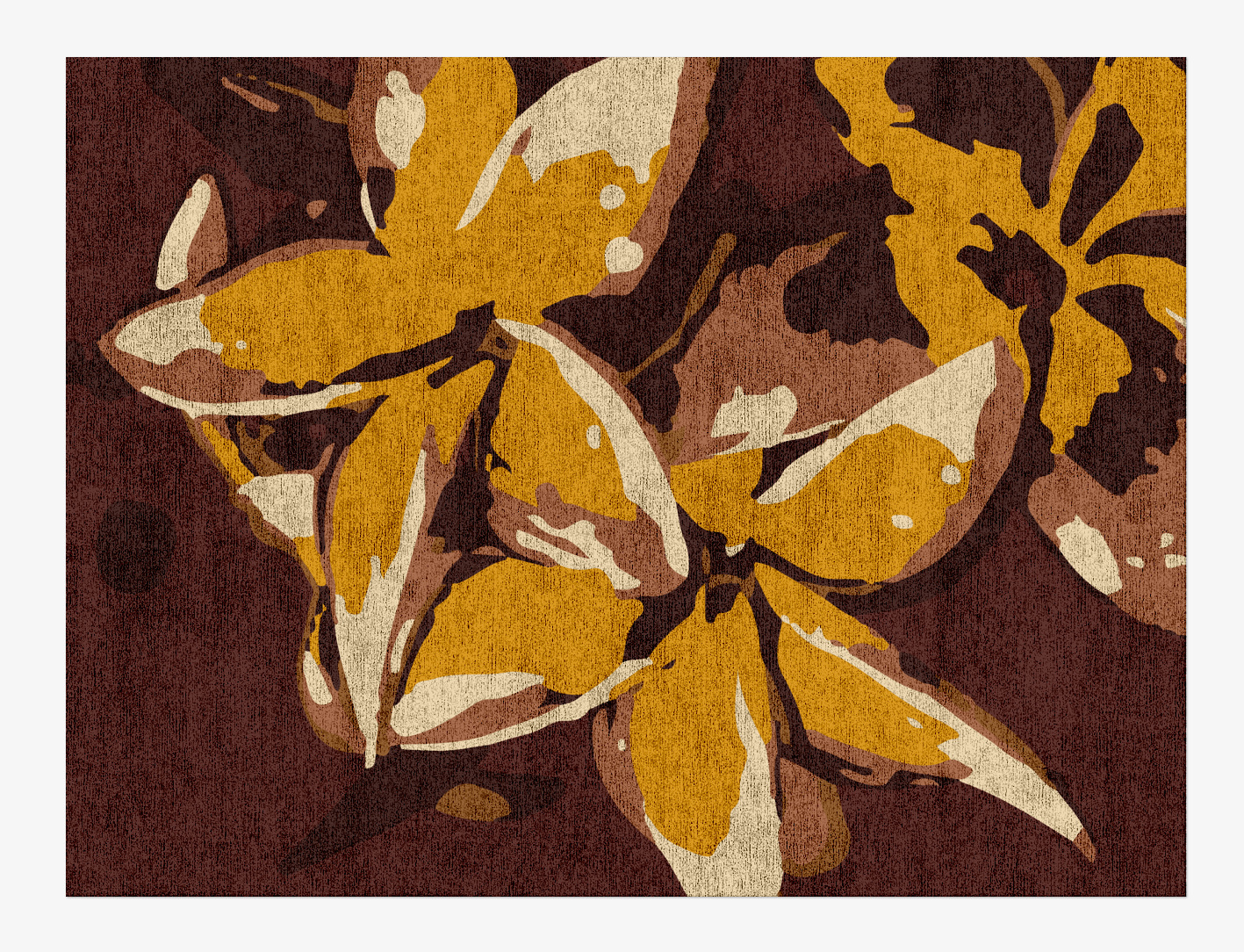 Aristate Floral Rectangle Hand Knotted Bamboo Silk Custom Rug by Rug Artisan