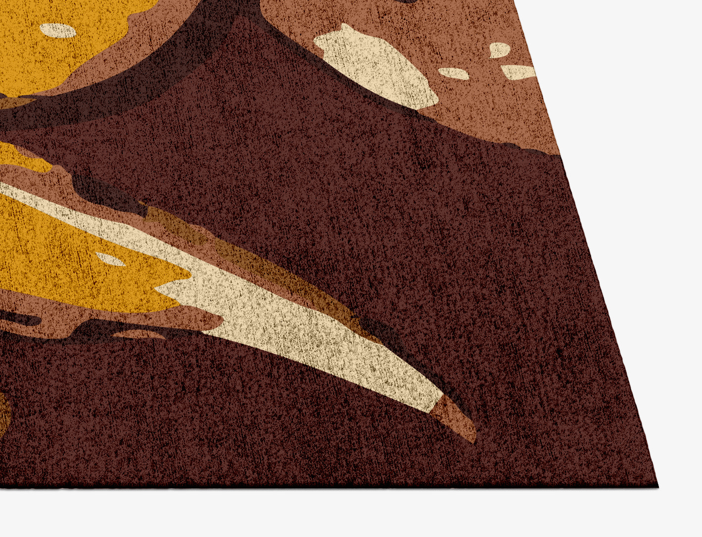 Aristate Floral Rectangle Hand Knotted Bamboo Silk Custom Rug by Rug Artisan