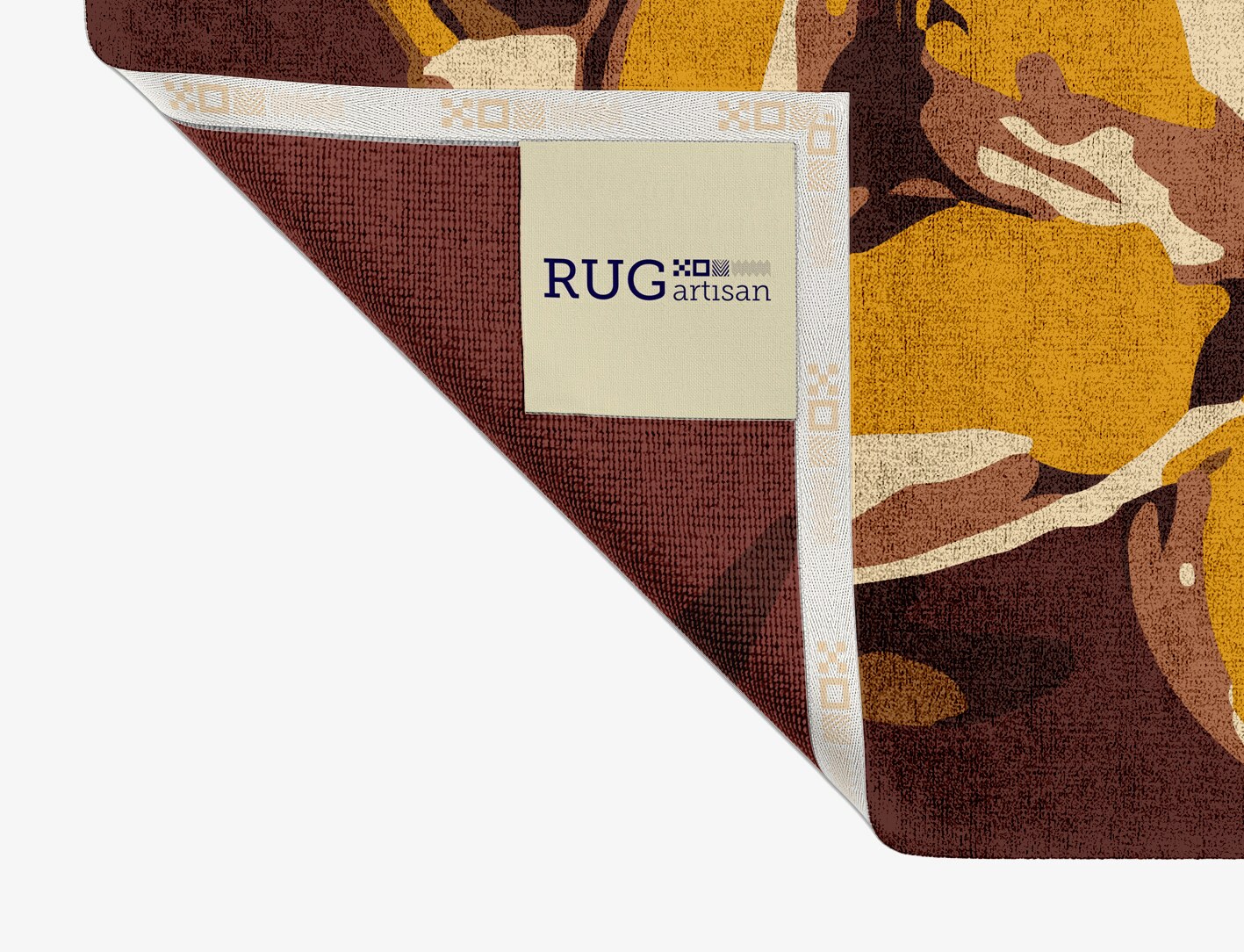 Aristate Floral Rectangle Hand Knotted Bamboo Silk Custom Rug by Rug Artisan