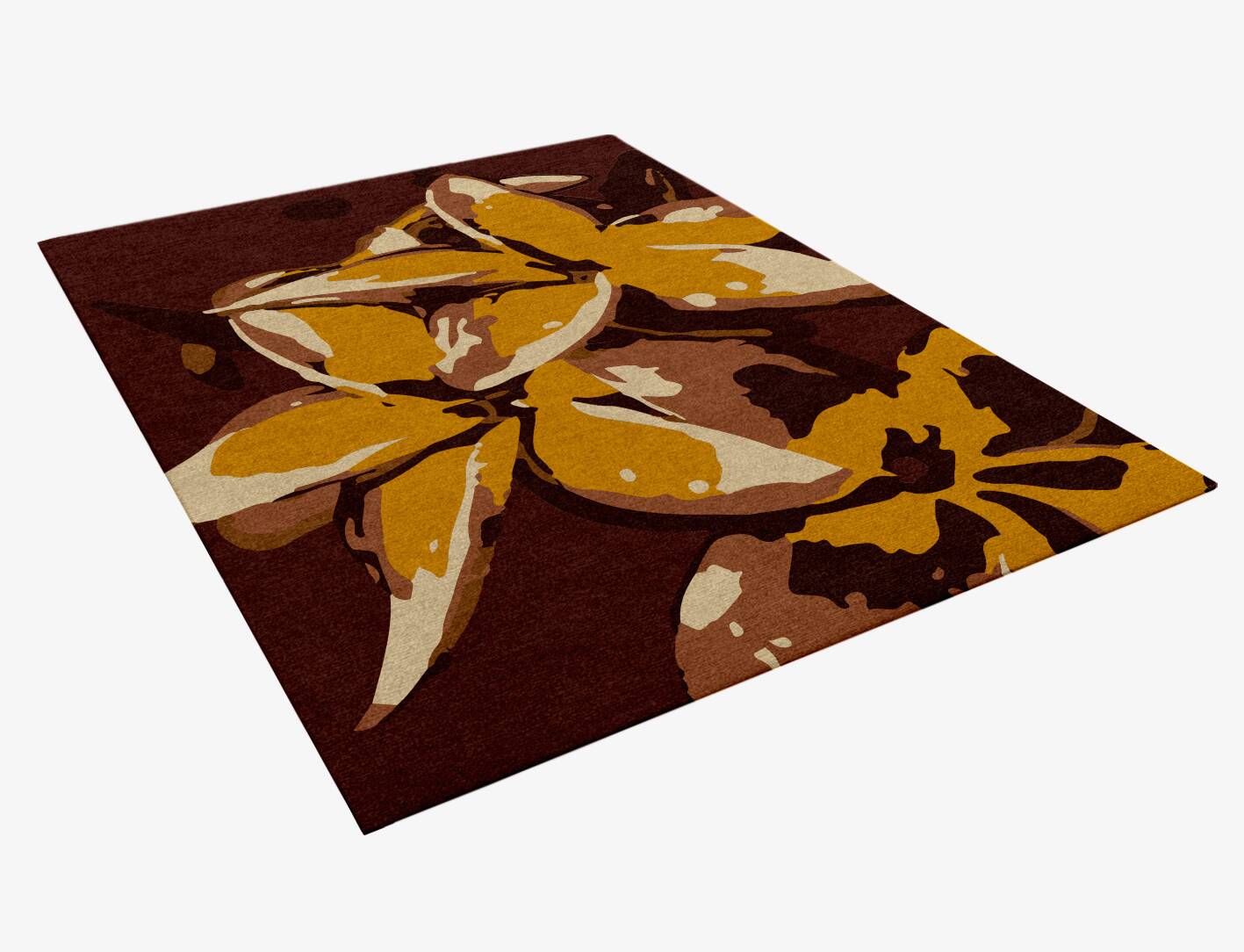 Aristate Floral Rectangle Hand Knotted Tibetan Wool Custom Rug by Rug Artisan