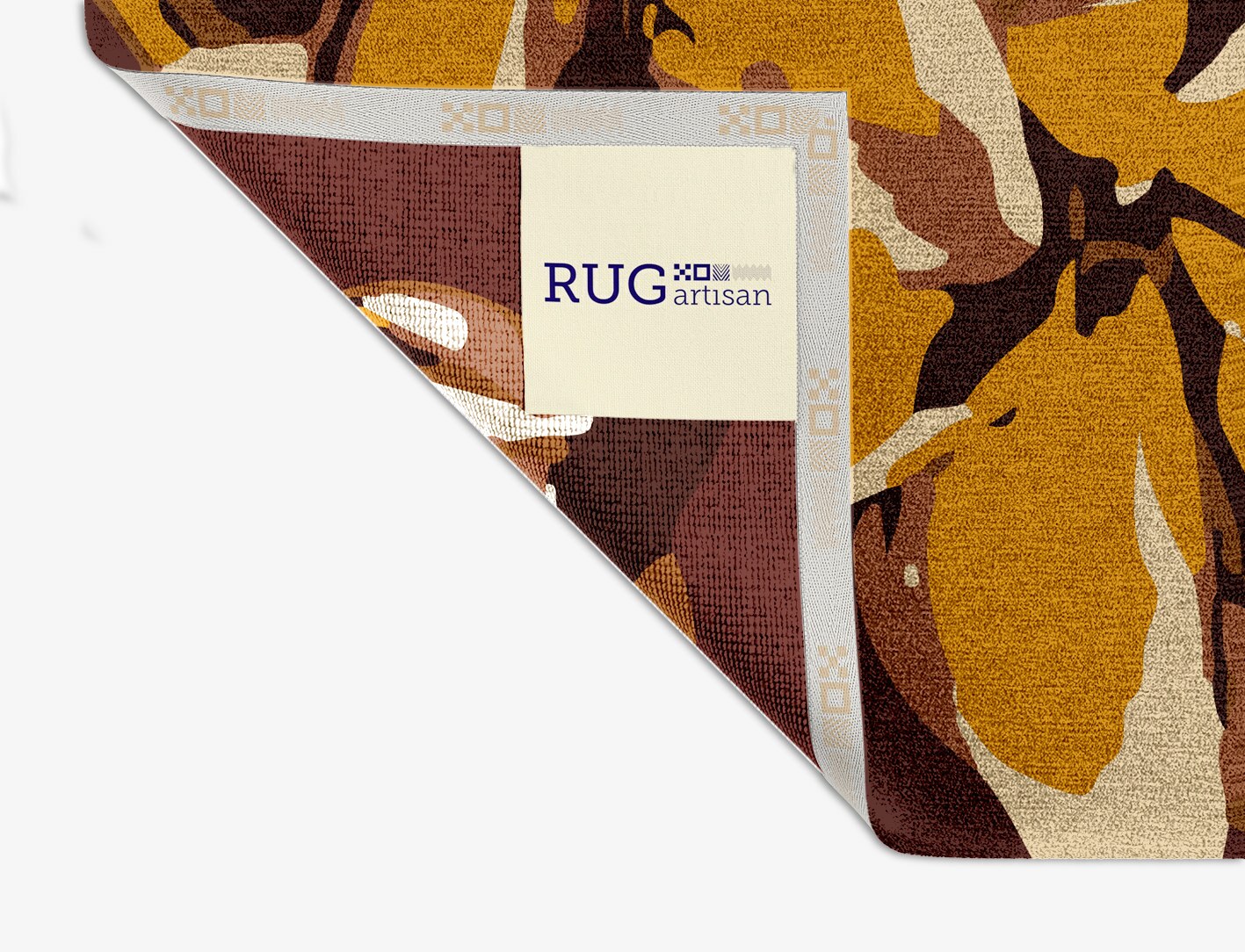Aristate Floral Square Hand Knotted Tibetan Wool Custom Rug by Rug Artisan
