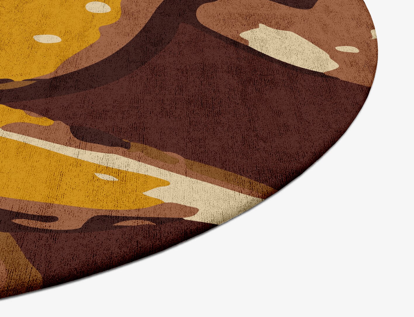 Aristate Floral Oval Hand Tufted Bamboo Silk Custom Rug by Rug Artisan