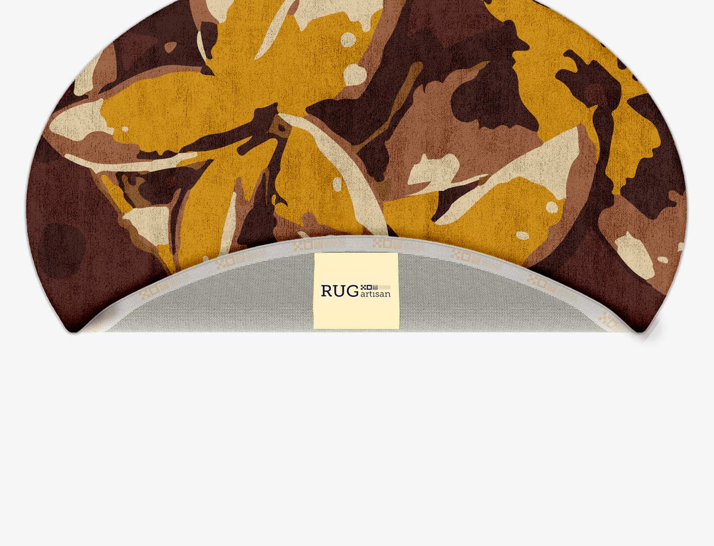 Aristate Floral Oval Hand Tufted Bamboo Silk Custom Rug by Rug Artisan