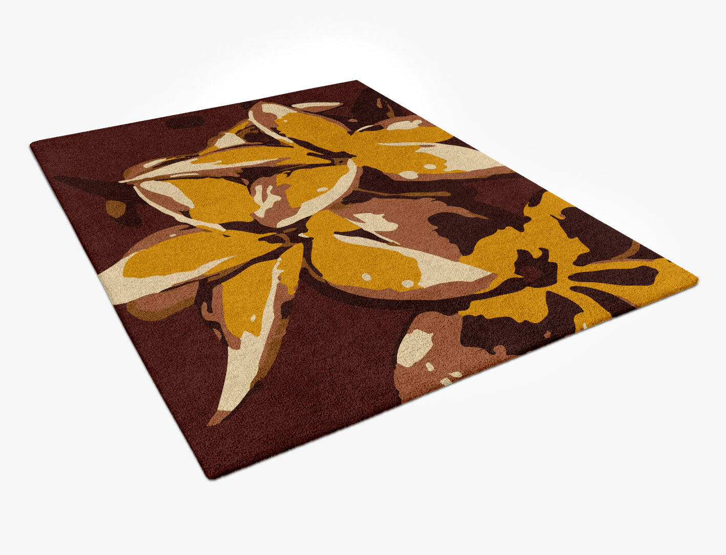 Aristate Floral Rectangle Hand Tufted Pure Wool Custom Rug by Rug Artisan