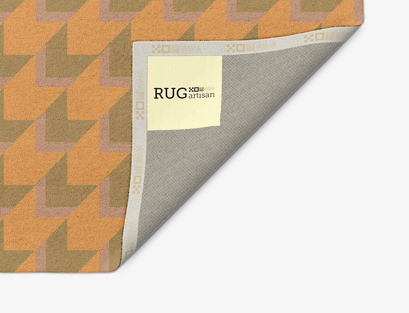 Arrow Modern Geometrics Arch Hand Tufted Pure Wool Custom Rug by Rug Artisan