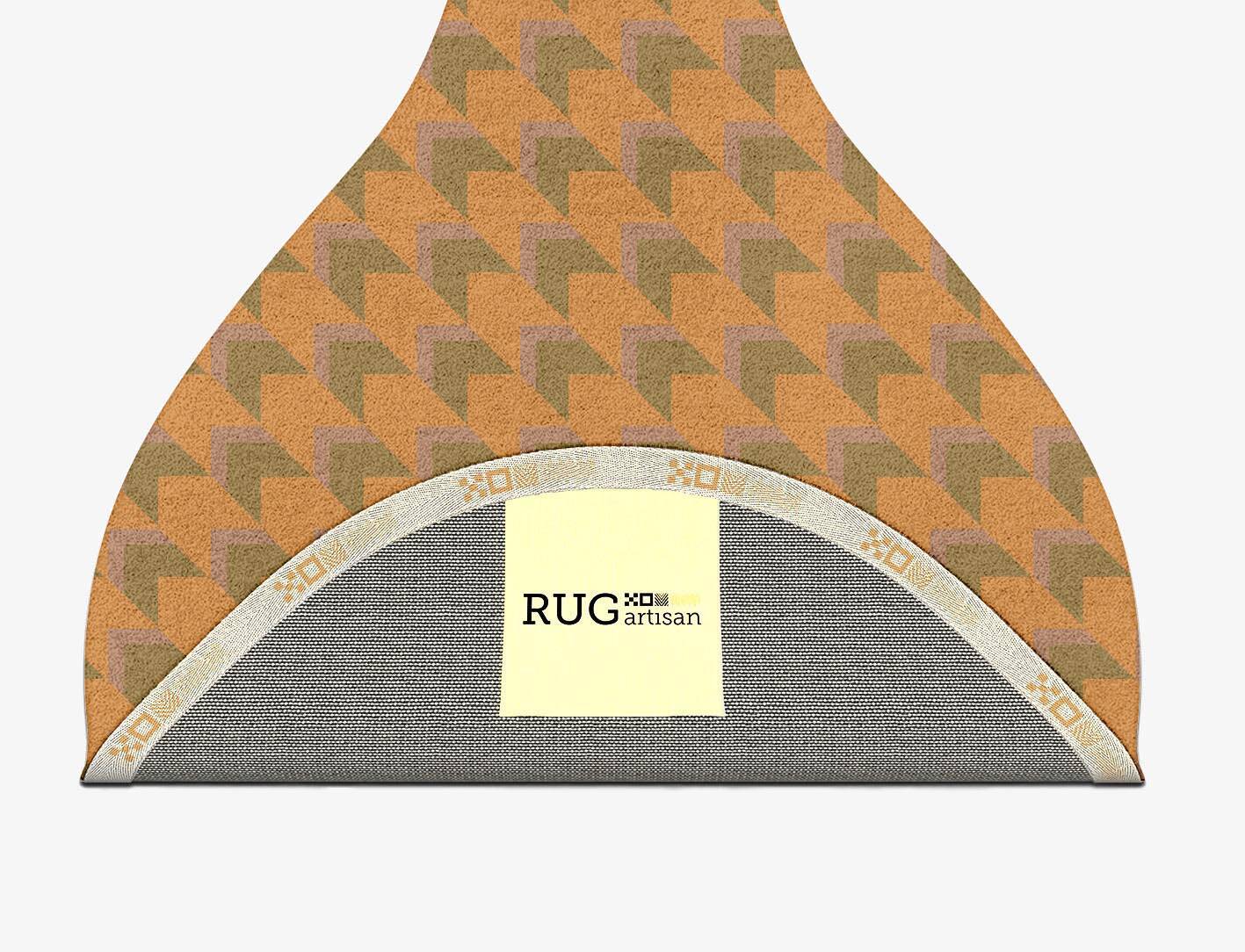 Arrow Modern Geometrics Drop Hand Tufted Pure Wool Custom Rug by Rug Artisan