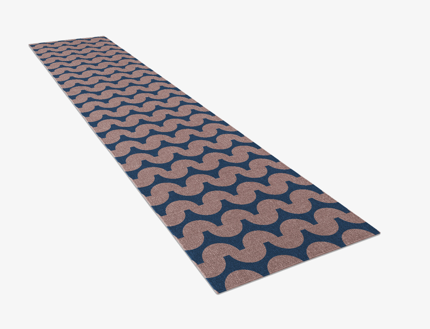 Artemis Geometric Runner Flatweave New Zealand Wool Custom Rug by Rug Artisan