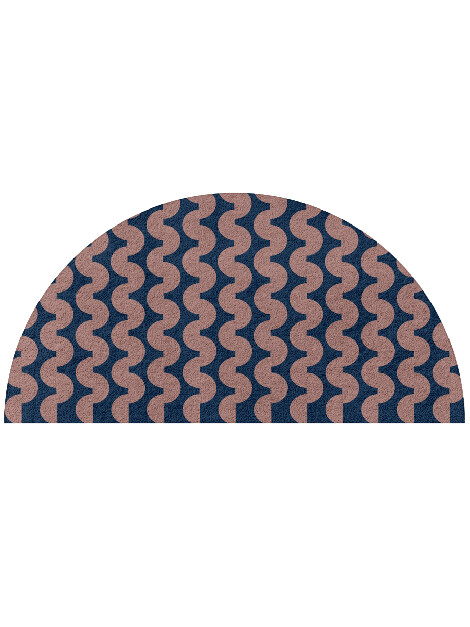 Artemis Geometric Halfmoon Hand Tufted Pure Wool Custom Rug by Rug Artisan