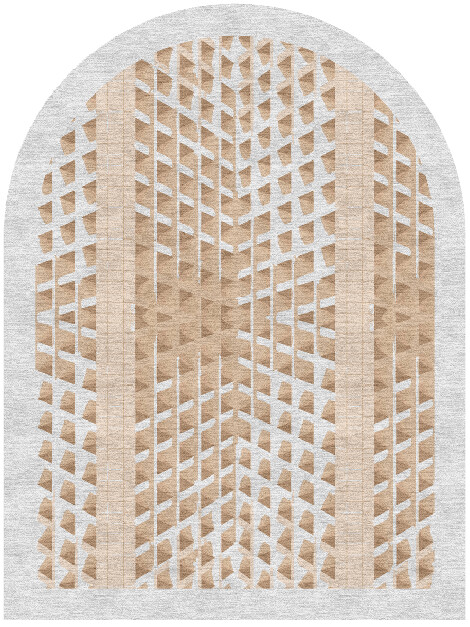 Artua Origami Arch Hand Knotted Tibetan Wool Custom Rug by Rug Artisan