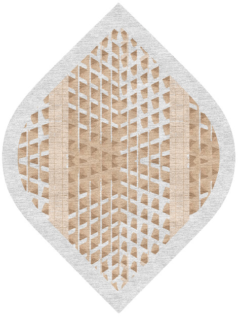 Artua Origami Ogee Hand Knotted Tibetan Wool Custom Rug by Rug Artisan