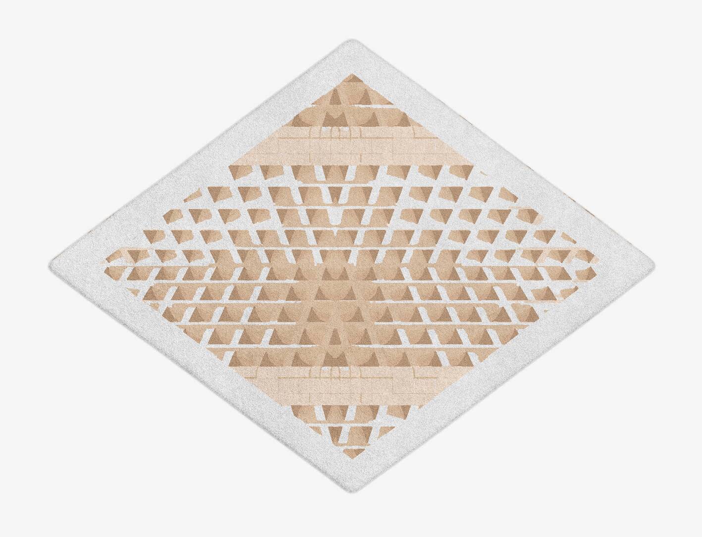 Artua Origami Diamond Hand Tufted Pure Wool Custom Rug by Rug Artisan