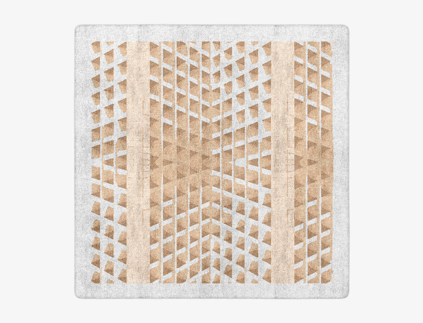 Artua Origami Square Hand Tufted Bamboo Silk Custom Rug by Rug Artisan