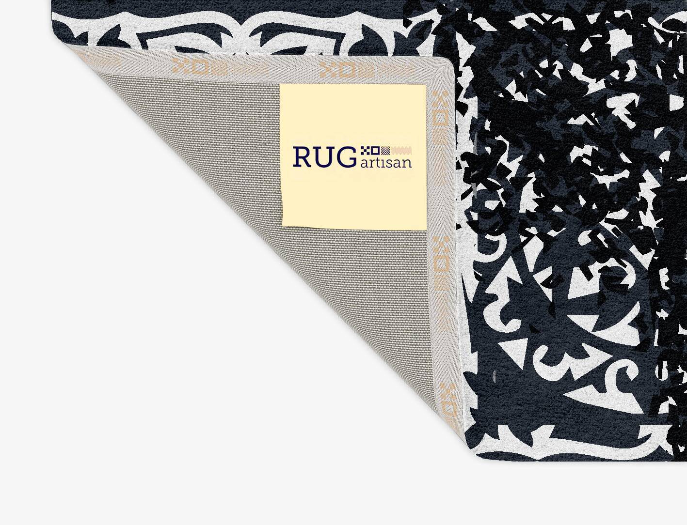 Ashen Matrice Monochrome Rectangle Hand Tufted Pure Wool Custom Rug by Rug Artisan