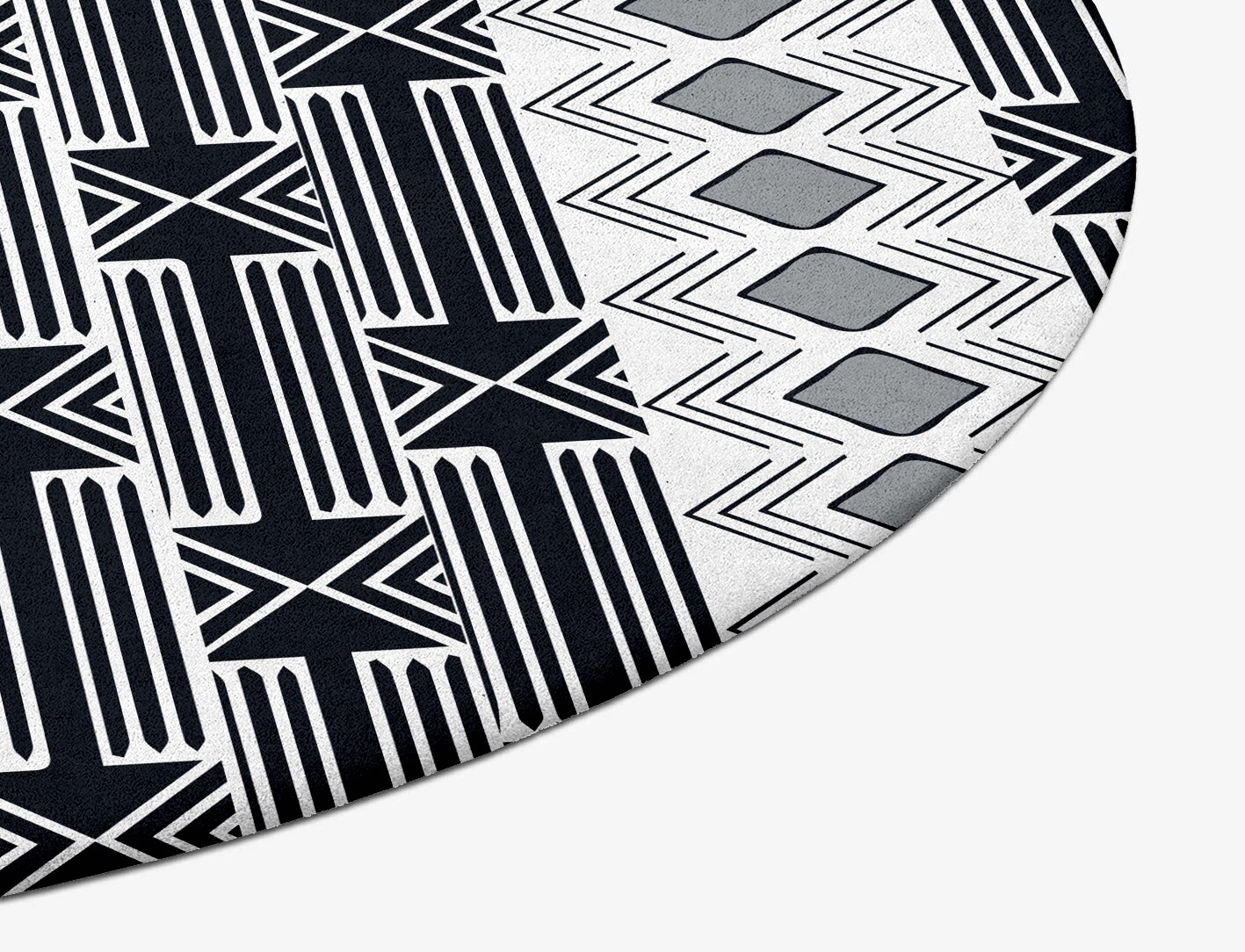 Ashen Weave Monochrome Oval Hand Tufted Pure Wool Custom Rug by Rug Artisan