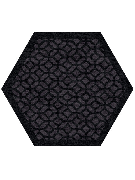 Ashet Geometric Hexagon Hand Knotted Tibetan Wool Custom Rug by Rug Artisan