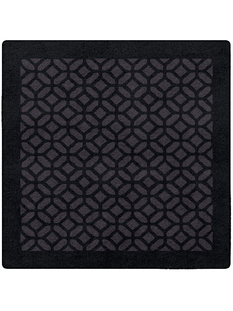 Ashet Geometric Square Hand Tufted Pure Wool Custom Rug by Rug Artisan