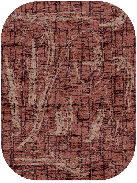Ashley Abstract Oblong Hand Knotted Bamboo Silk Custom Rug by Rug Artisan