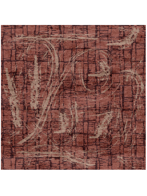 Ashley Abstract Square Hand Knotted Bamboo Silk Custom Rug by Rug Artisan