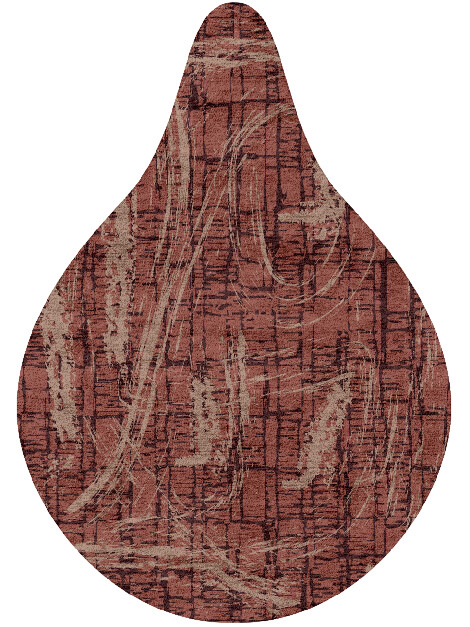 Ashley Abstract Drop Hand Tufted Bamboo Silk Custom Rug by Rug Artisan