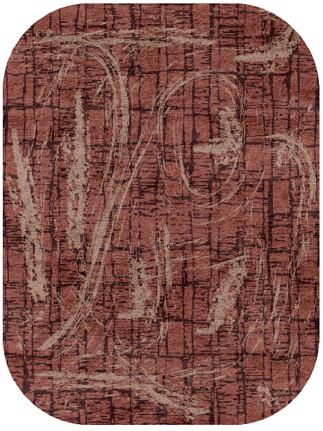 Ashley Abstract Oblong Hand Tufted Bamboo Silk Custom Rug by Rug Artisan