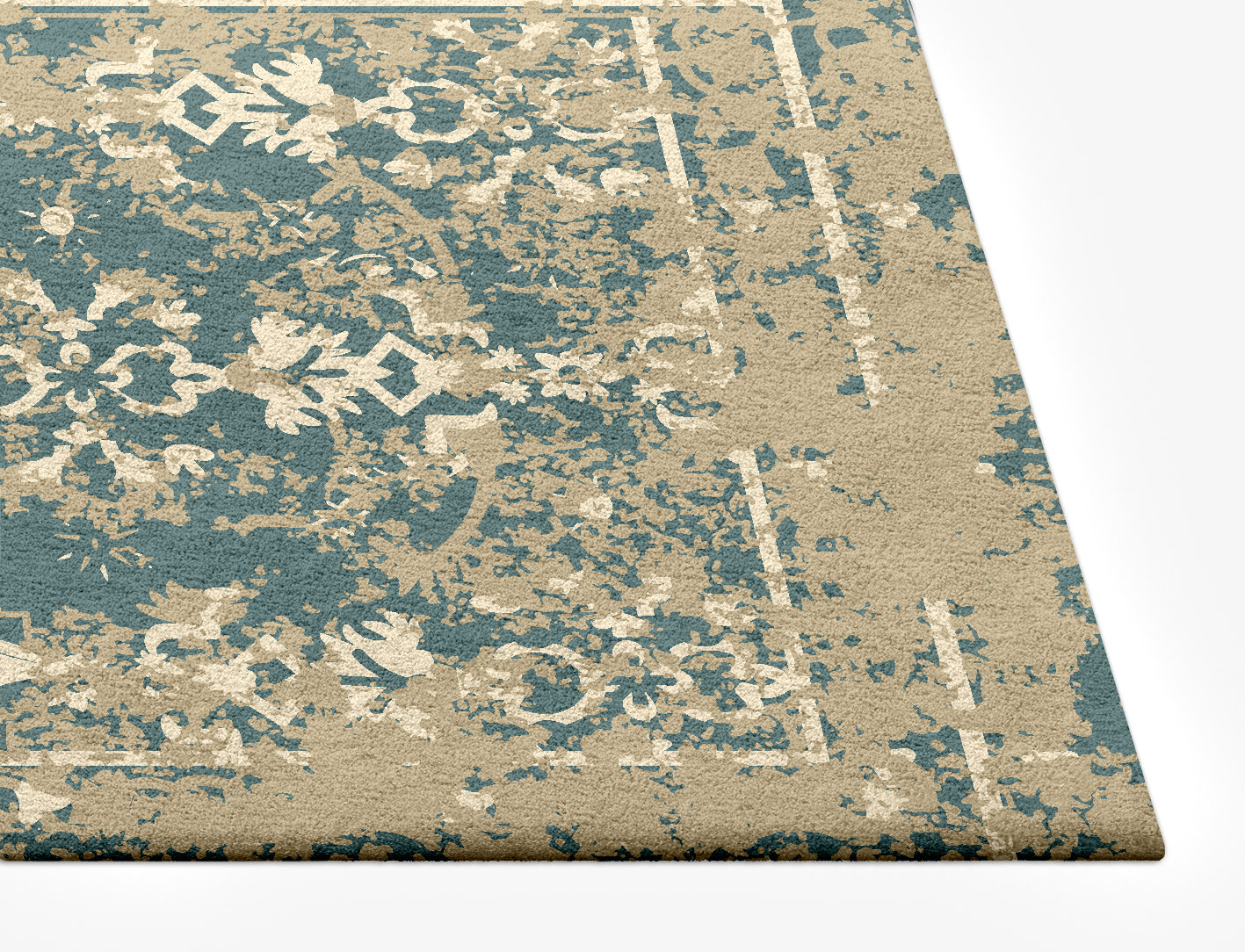 Assal Persian Bagh Rectangle Hand Tufted Pure Wool Custom Rug by Rug Artisan