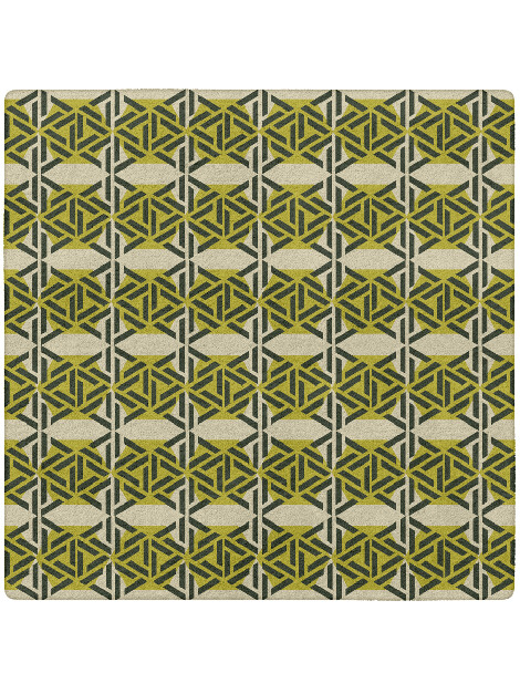 Assemblage Modern Geometrics Square Hand Tufted Pure Wool Custom Rug by Rug Artisan
