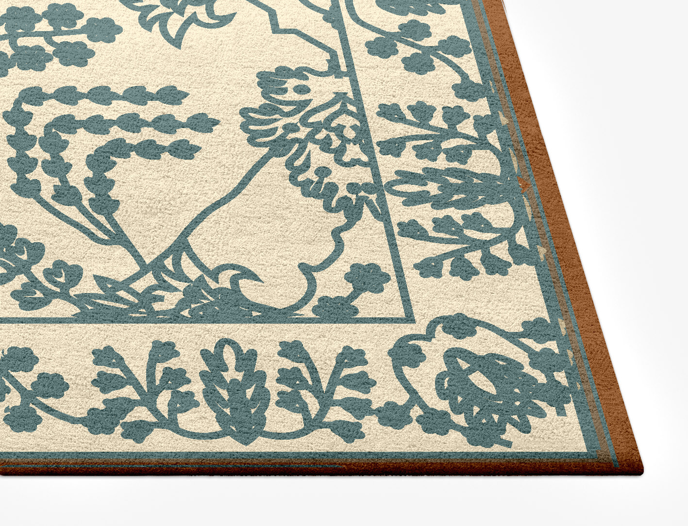 Assiya Persian Bagh Rectangle Hand Tufted Pure Wool Custom Rug by Rug Artisan