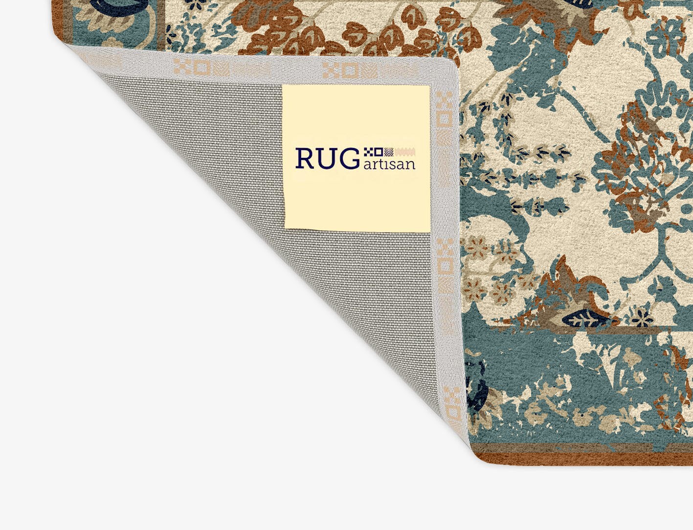 Assiya Persian Bagh Rectangle Hand Tufted Pure Wool Custom Rug by Rug Artisan
