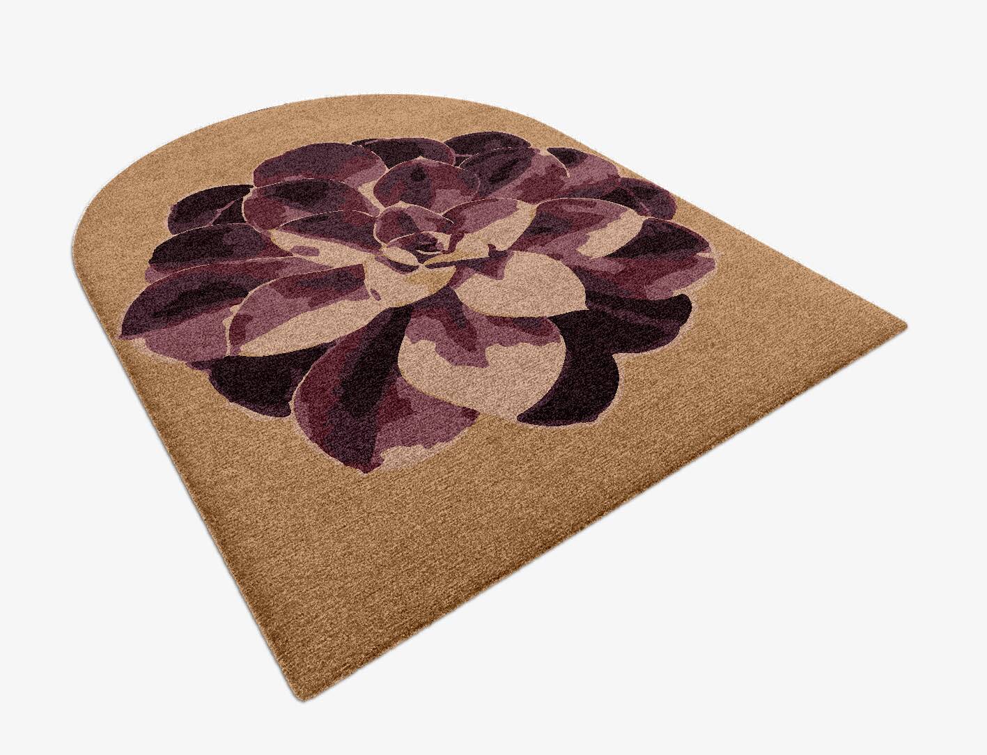 Astrantia Floral Arch Hand Knotted Tibetan Wool Custom Rug by Rug Artisan
