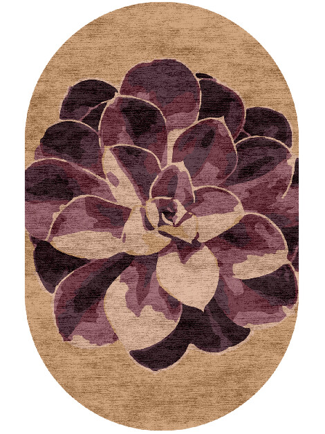 Astrantia Floral Capsule Hand Knotted Bamboo Silk Custom Rug by Rug Artisan