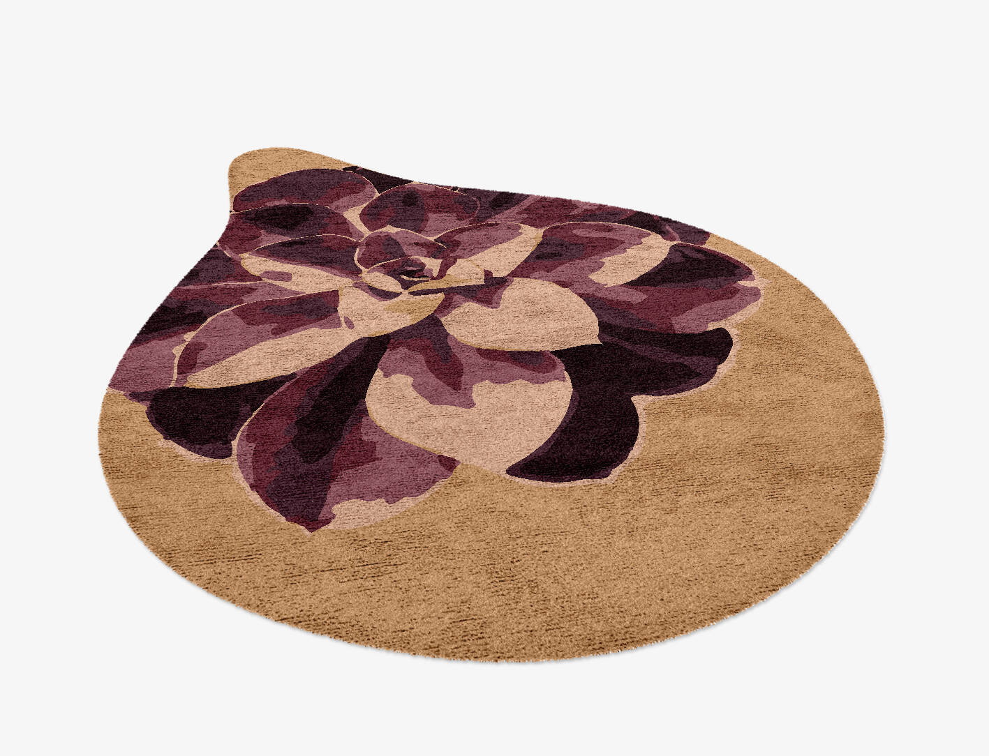 Astrantia Floral Drop Hand Knotted Bamboo Silk Custom Rug by Rug Artisan