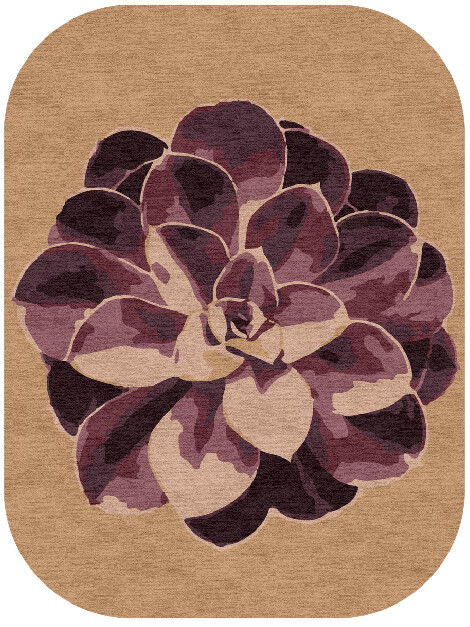 Astrantia Floral Oblong Hand Knotted Tibetan Wool Custom Rug by Rug Artisan