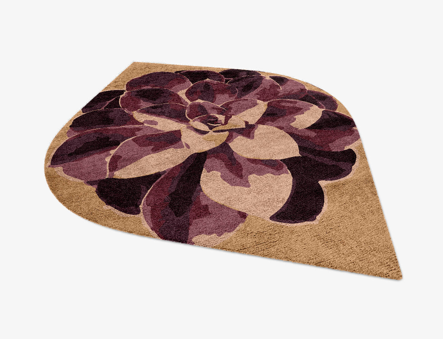 Astrantia Floral Ogee Hand Knotted Bamboo Silk Custom Rug by Rug Artisan