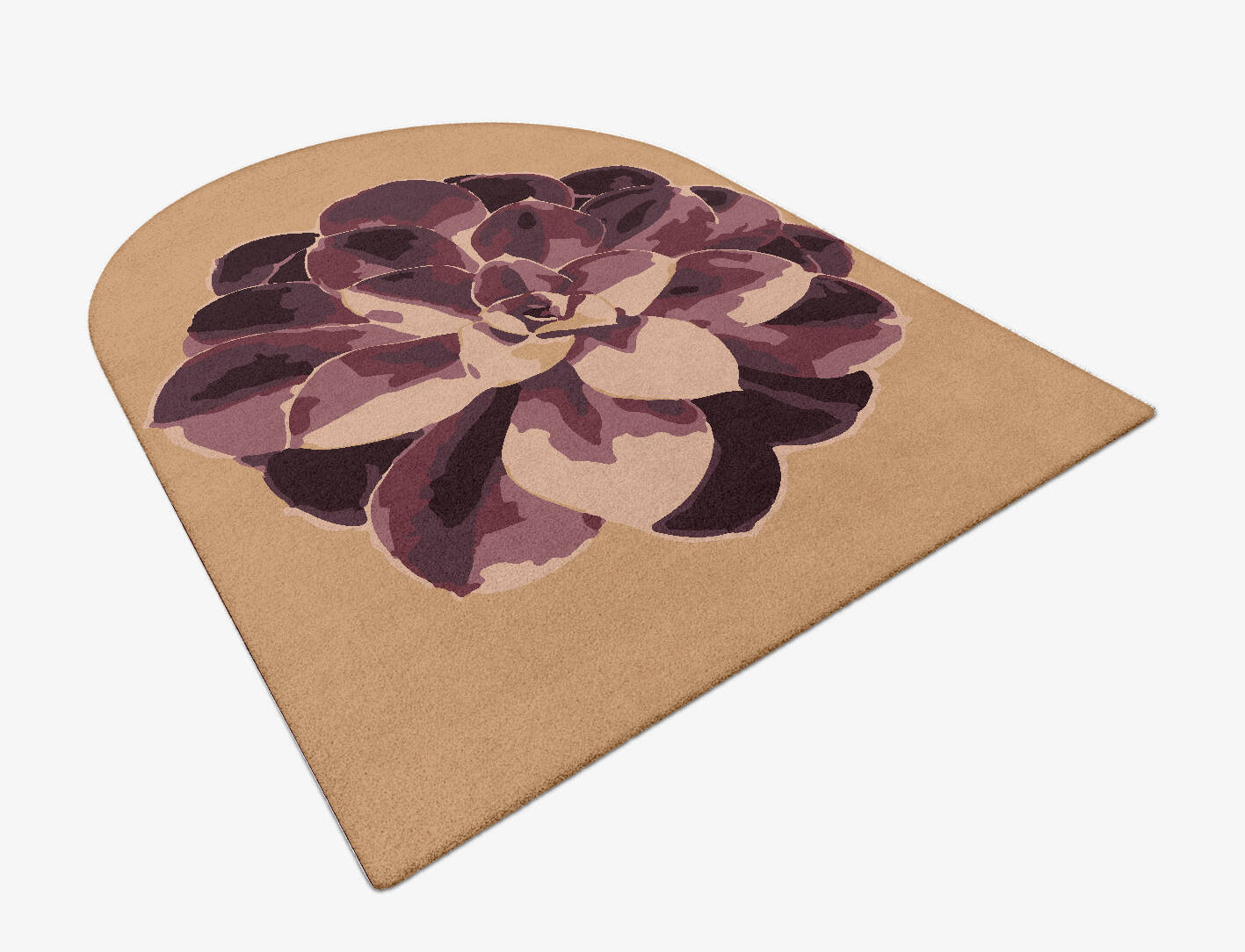 Astrantia Floral Arch Hand Tufted Pure Wool Custom Rug by Rug Artisan