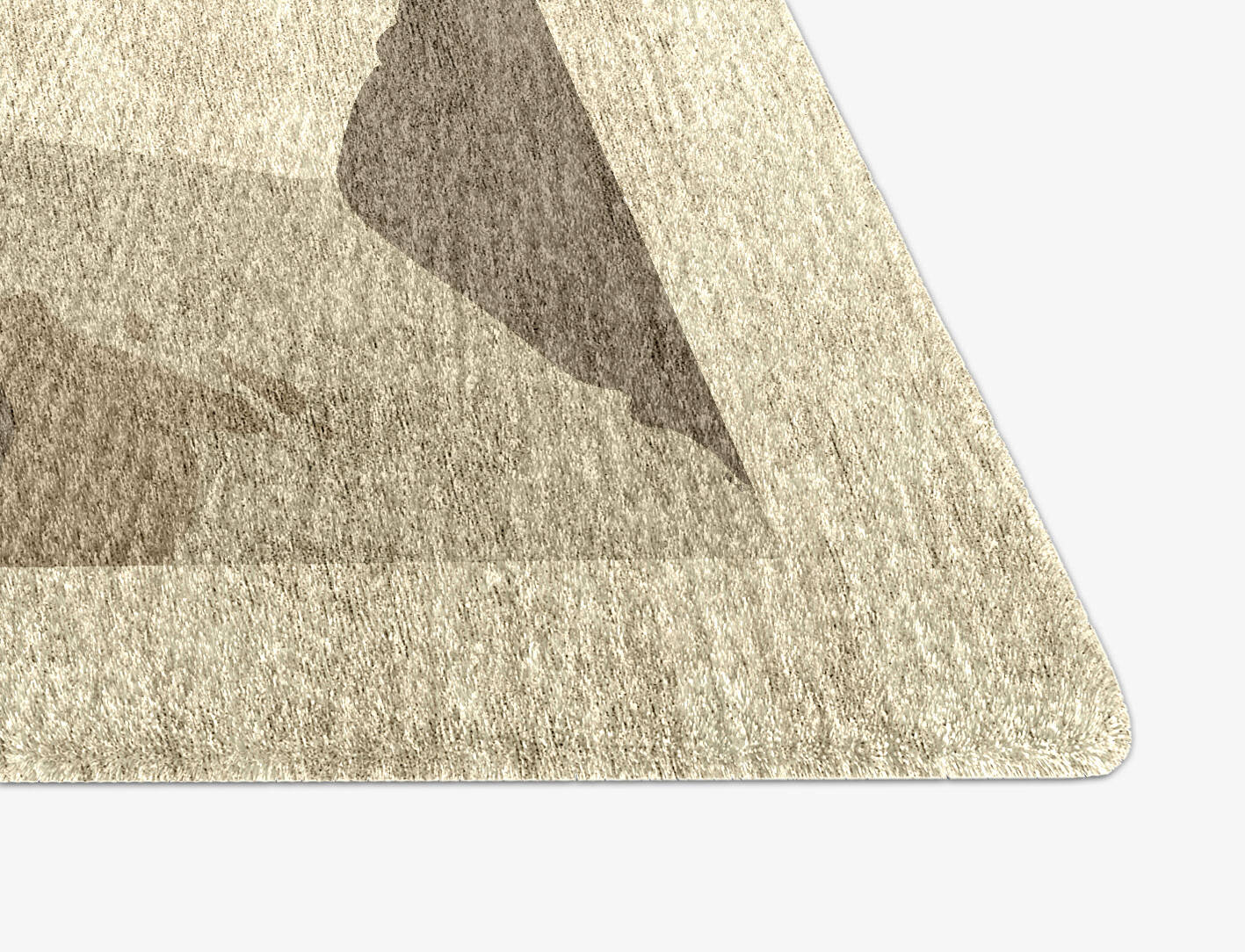 Ato Origami Arch Hand Knotted Bamboo Silk Custom Rug by Rug Artisan