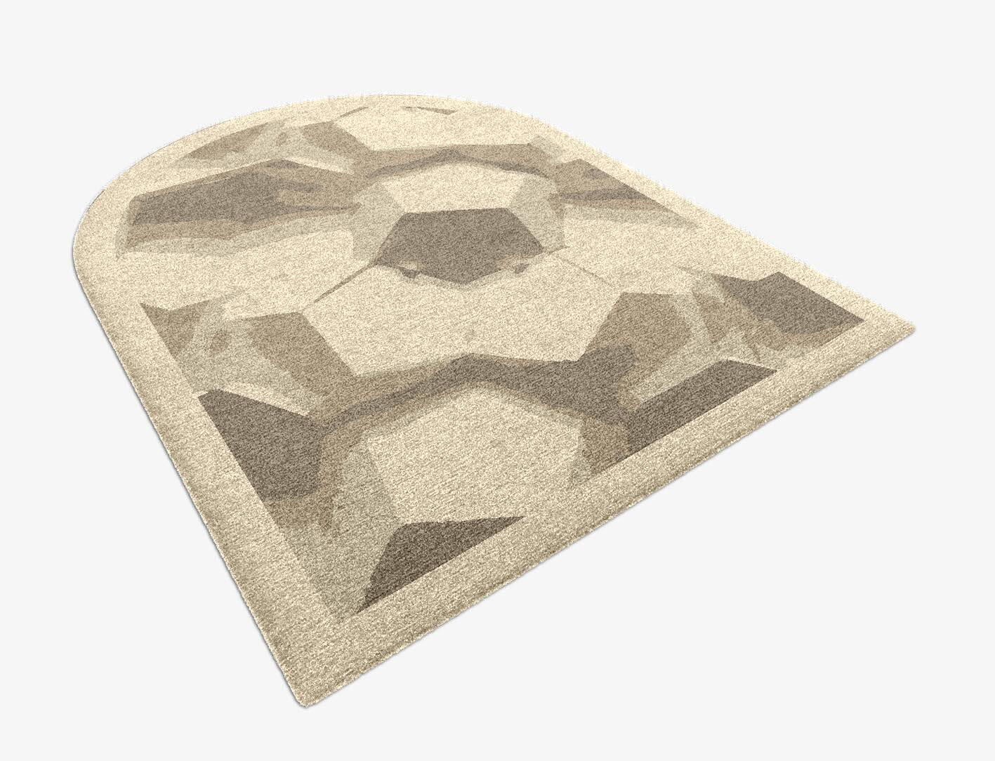 Ato Origami Arch Hand Knotted Tibetan Wool Custom Rug by Rug Artisan