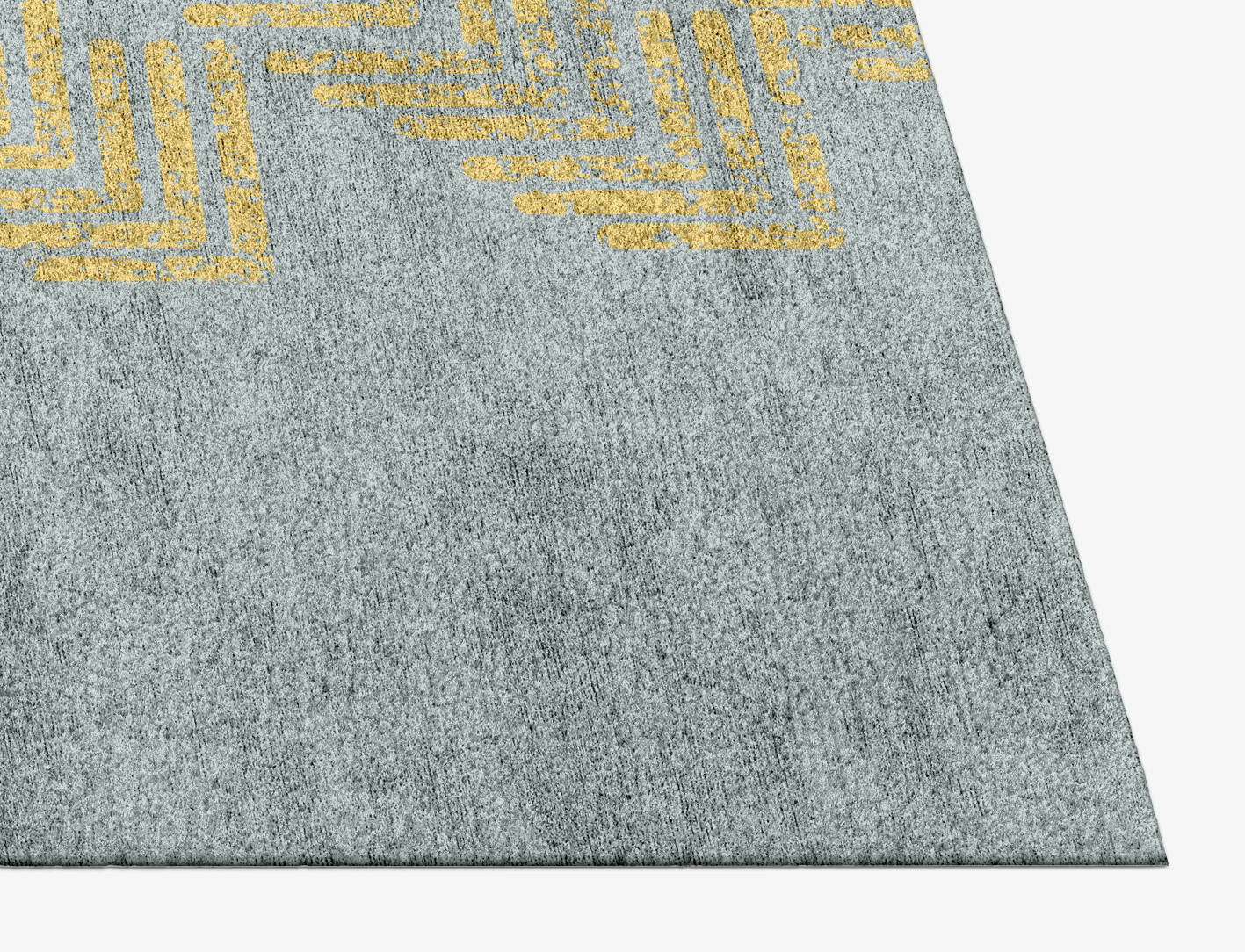 Aumia  Rectangle Hand Knotted Bamboo Silk Custom Rug by Rug Artisan