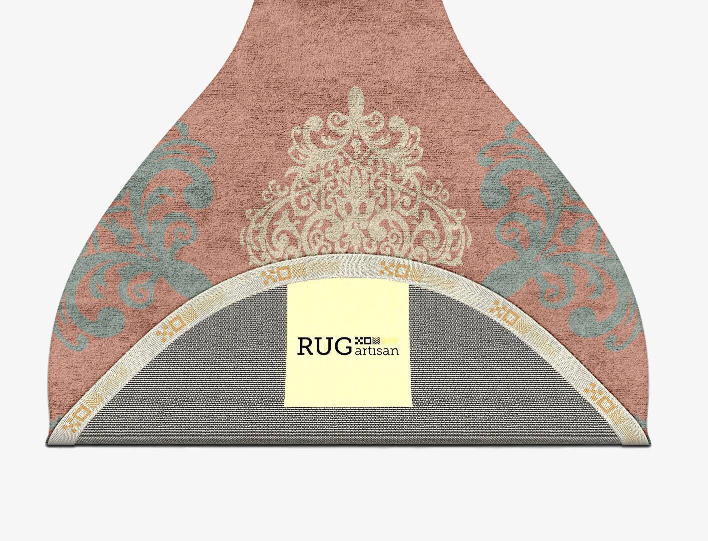 Aurelia Blue Royal Drop Hand Tufted Bamboo Silk Custom Rug by Rug Artisan
