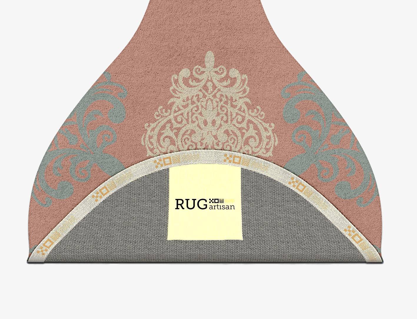 Aurelia Blue Royal Drop Hand Tufted Pure Wool Custom Rug by Rug Artisan
