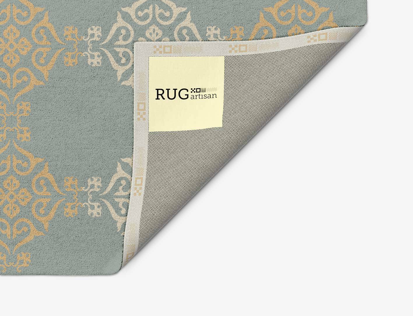 Aureous Blue Royal Arch Hand Tufted Pure Wool Custom Rug by Rug Artisan