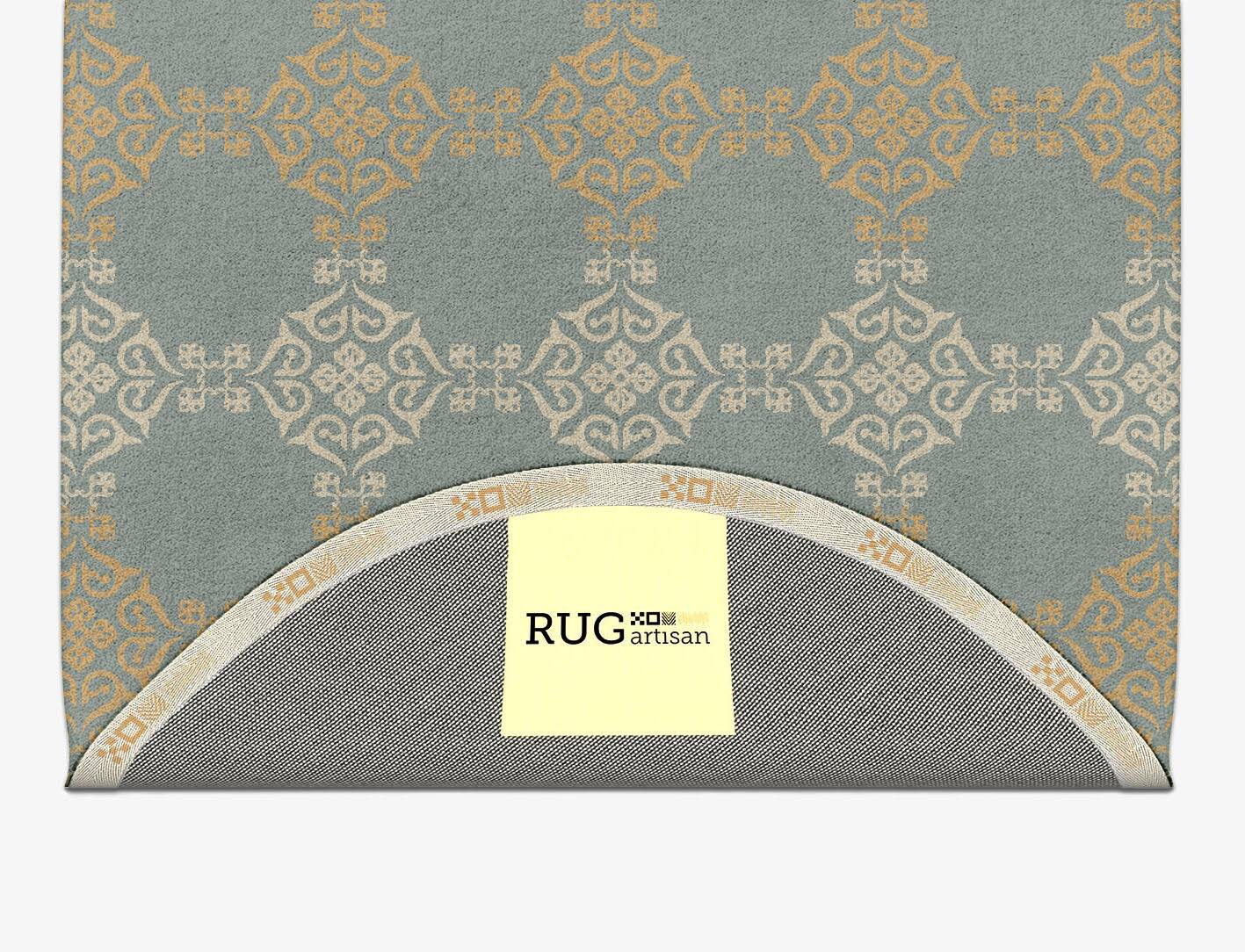Aureous Blue Royal Capsule Hand Tufted Pure Wool Custom Rug by Rug Artisan