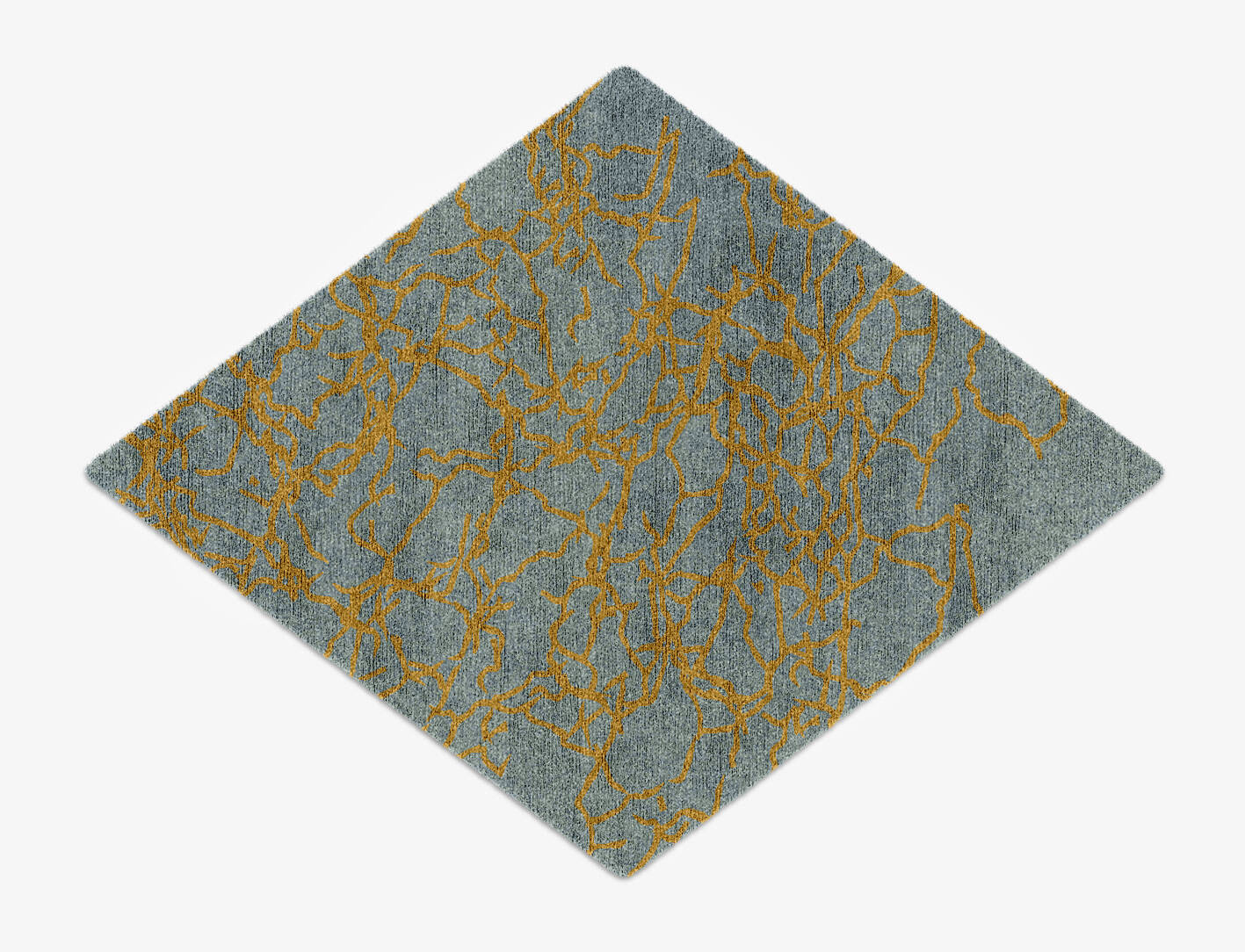 Auric  Diamond Hand Knotted Bamboo Silk Custom Rug by Rug Artisan