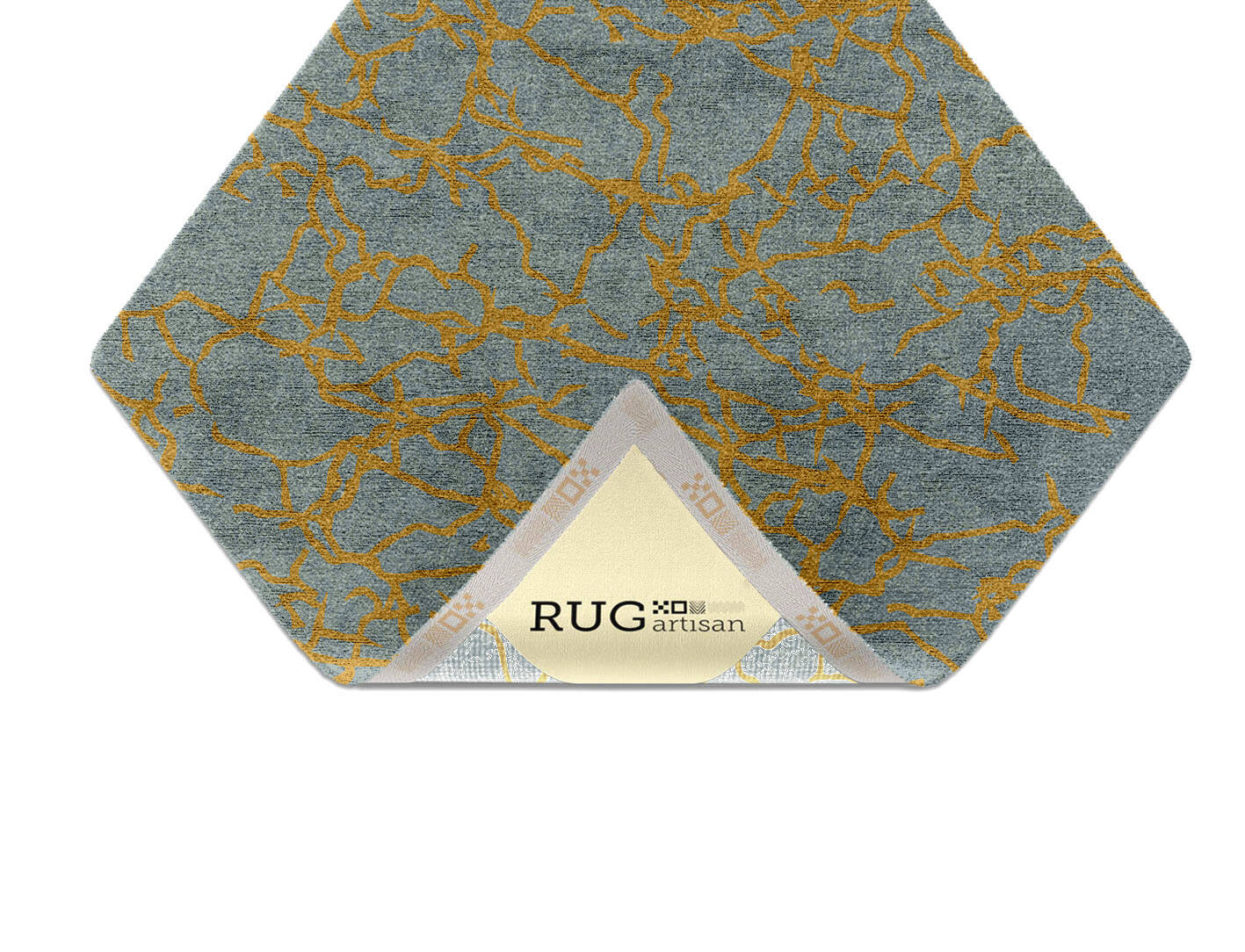 Auric  Diamond Hand Knotted Bamboo Silk Custom Rug by Rug Artisan