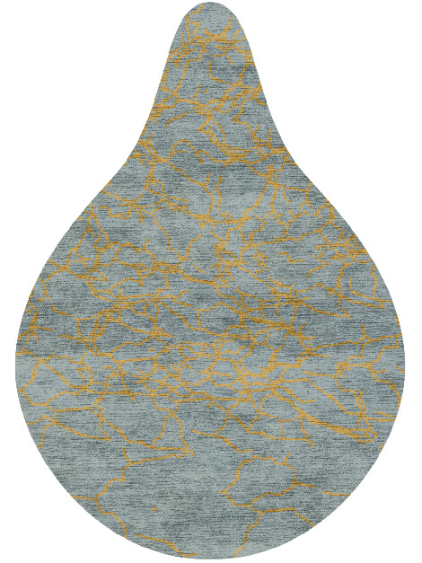 Auric  Drop Hand Knotted Bamboo Silk Custom Rug by Rug Artisan