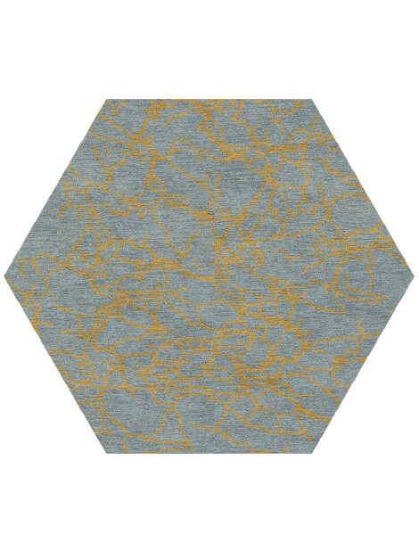 Auric  Hexagon Hand Knotted Tibetan Wool Custom Rug by Rug Artisan