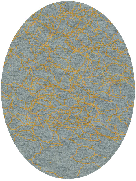 Auric  Oval Hand Knotted Tibetan Wool Custom Rug by Rug Artisan