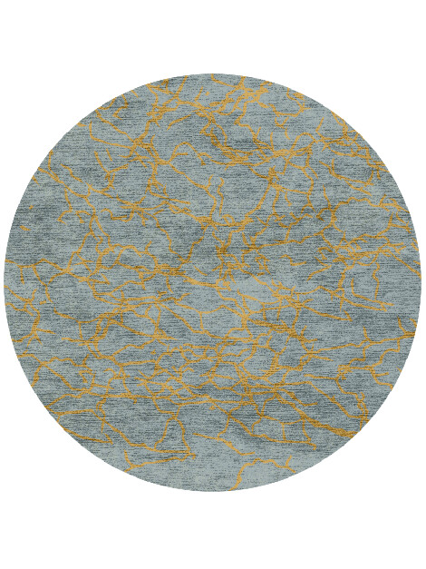 Auric  Round Hand Knotted Bamboo Silk Custom Rug by Rug Artisan